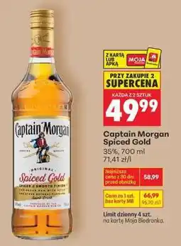 Biedronka Captain Morgan Spiced Gold oferta