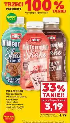 Kaufland MÜLLERMILCH Napój mleczny Müllermilch Shake, Angel Flair różne rodzaje oferta