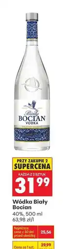 Biedronka Wódka Biały Bocian oferta