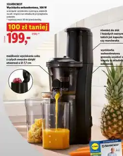 Lidl Silvercrest Wyciskarka wolnoobrotowa 300 W oferta