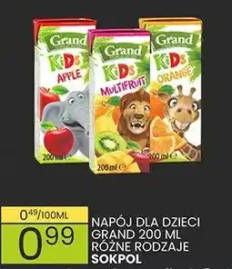 Wafelek Napój dla dzieci różne rodzaje sokpol oferta
