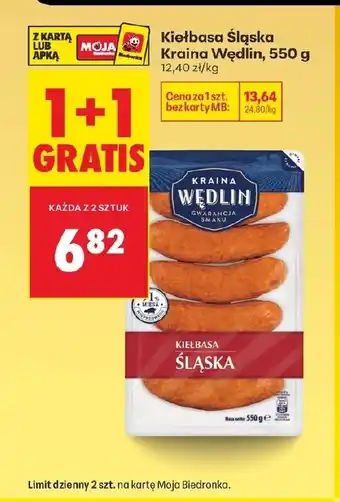 Biedronka Kiełbasa Kraina Wędlin oferta