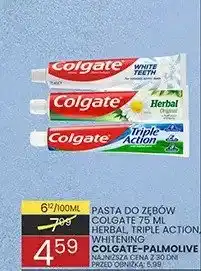 Wafelek Pasta do zębów 75 ml Herbal, Triple Action Whitening Colgate-Palmolive oferta