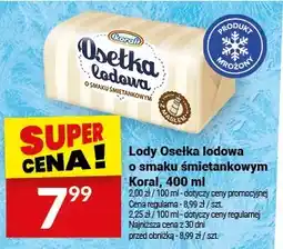 Twój Market Lody lodowa straciatella z naturalnym Koral oferta