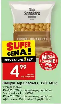 Twój Market Chrupki Top Snackers chrupki orzechowe oferta