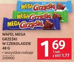 Selgros Wafel Mega Grzeski w czekoladzie oferta