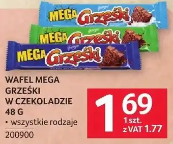 Selgros Wafel Mega Grzeski w czekoladzie oferta