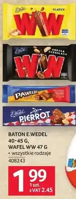 Selgros Baton E.Wedel wafel WW oferta