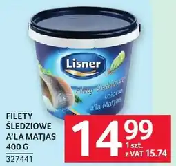 Selgros Filety śledziowe a la Matjas 400 g Lisner oferta