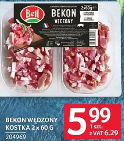 Selgros Bekon wędzony kostki oferta