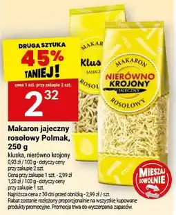 Twój Market Makaron jajeczny rosołowy kluska, nierówno krojony oferta