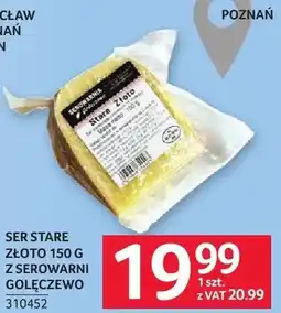 Selgros Ser stare złoto 150 g z serowarnii Golczewo oferta