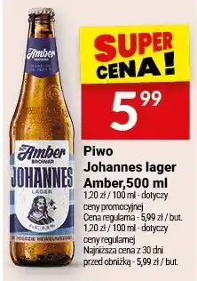 Twój Market Piwo Johannes lager Amber oferta