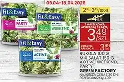 Wafelek Rukola, mix sałat active weekend, green factory oferta