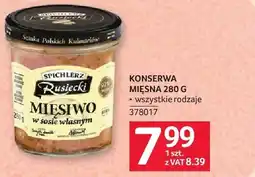 Selgros Konserwa mięsna Spichlerz Russela oferta