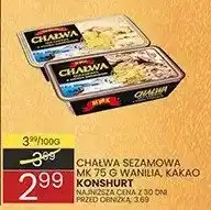 Wafelek Halwa sezamowa mix wanilia, kakao oferta
