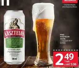 Selgros Piwo Kasztelan oferta