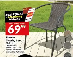 Twój Market Krzesło ogrodowe Simple oferta