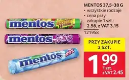 Selgros Mentos 37,5-38 g wszystkie rodzaje przy zakupie 3 szt oferta