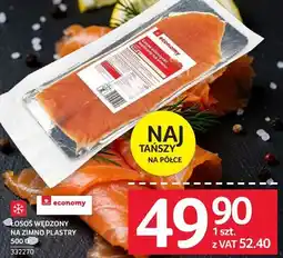 Selgros Łosoś wędzony na zimno plastry Economy oferta