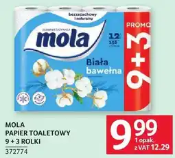 Selgros Papier toaletowy Mola 9+3 rolki oferta