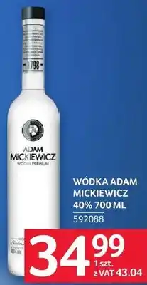 Selgros Wódka Adam Mickiewicz 40% oferta