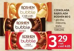 Selgros Czekolada bąbolada Roshen 80 g gorzka, mleczna, biała oferta