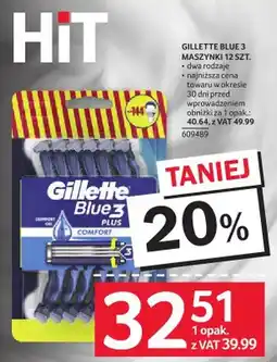 Selgros Maszynki Gillette Blue 3 12 szt oferta