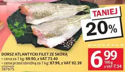 Selgros Dorsz atlantycki filet ze skóry oferta