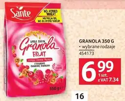 Selgros Granola Sante Granola Fruit oferta