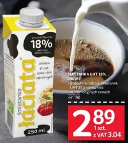 Selgros Śmietanka do mleka UHT 18% 250 ml Łaciate oferta
