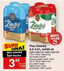 Twój Market Piwo Żatecky 0,0-5,0% oferta