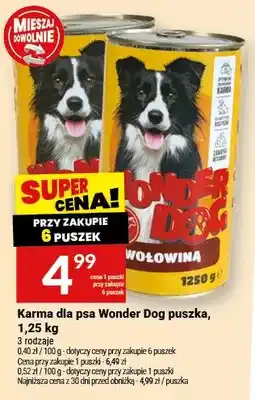 Twój Market Karma dla psa Wonder Dog puszka, 1,25 kg wołowina oferta