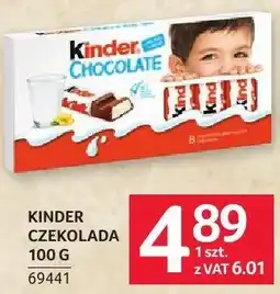 Selgros Czekolada Kinder oferta