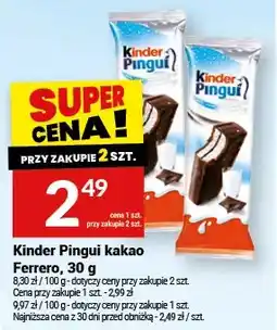 Twój Market Kinder pingui kakao oferta