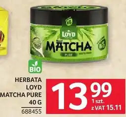 Selgros Herbata Matcha Loyd Pure oferta