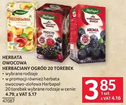 Selgros Herbata owocowa Herciany Ogród 20 torebek wybrane rodzaje oferta