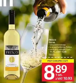 Selgros Wino FRESCO białe oferta