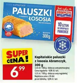 Twój Market Paluszki kapitańskie z łososia Abramczyk oferta