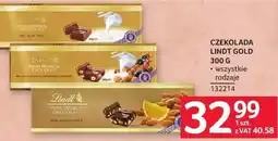 Selgros Czekolada Lindt 300 g wszystkie rodzaje oferta