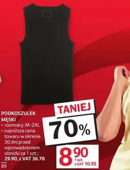 Selgros Podkoszulek męski rozmiary M-2XL oferta