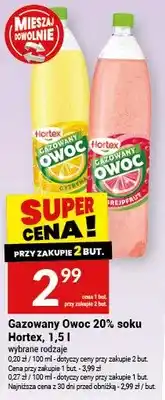 Twój Market Gazowany napój owocowy 20% soku oferta