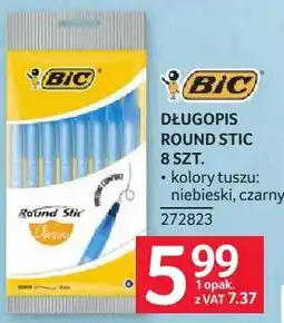 Selgros Długopis BIC DŁUGOPIS ROUND STIC 8 SZT oferta