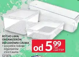 Selgros Linia organizerów do lodówki Cauma Rotho oferta
