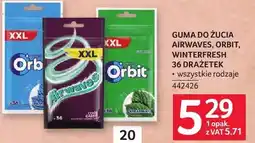Selgros Guma do żucia Airwaves, Orbit, Winterfresh 36 drażetek wszystkie rodzaje oferta