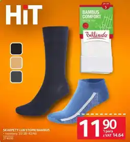 Selgros Skarpety lub stopki bambus oferta
