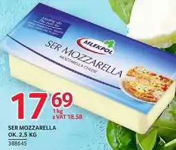 Selgros Ser mozzarella Mlekpol ok oferta