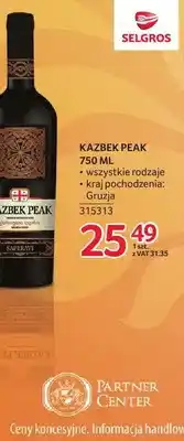 Selgros Wino KAZBEK PEAK oferta