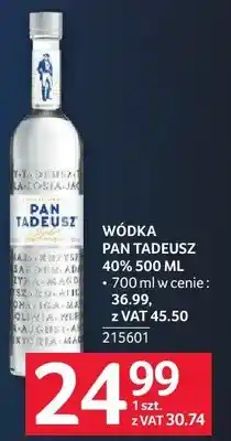 Selgros Wódka Pan Tadeusz 40% oferta