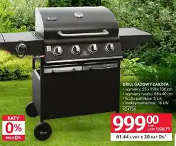 Selgros Grill gazowy Dakota oferta